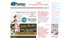 Desktop Screenshot of giornaleilpuntopavese.com